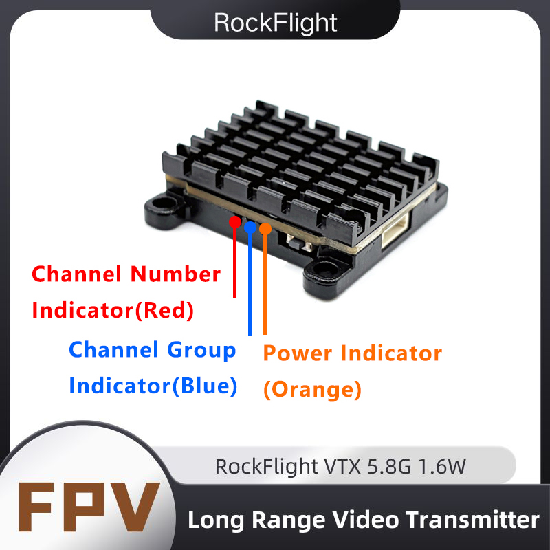 RockFlight TX663 VTX 5.8G 48CH - Fpv Drone Frame ulasan dan harga