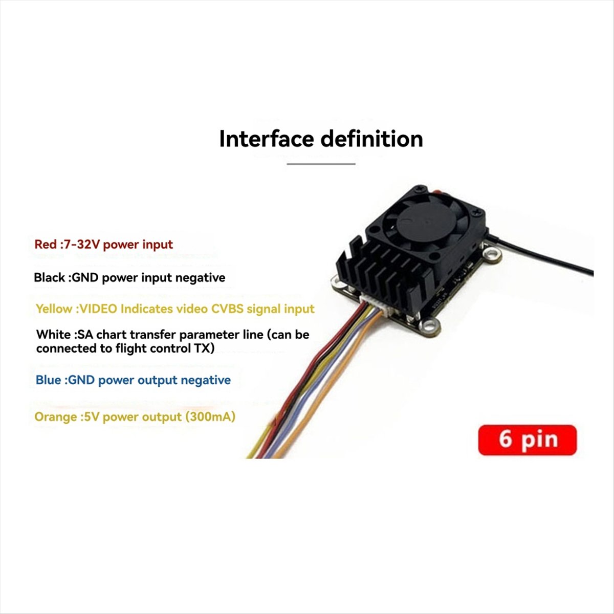 5.8G 2W VTX 2000mW Modul Peman - Fpv Drone Transmitter ulasan dan harga