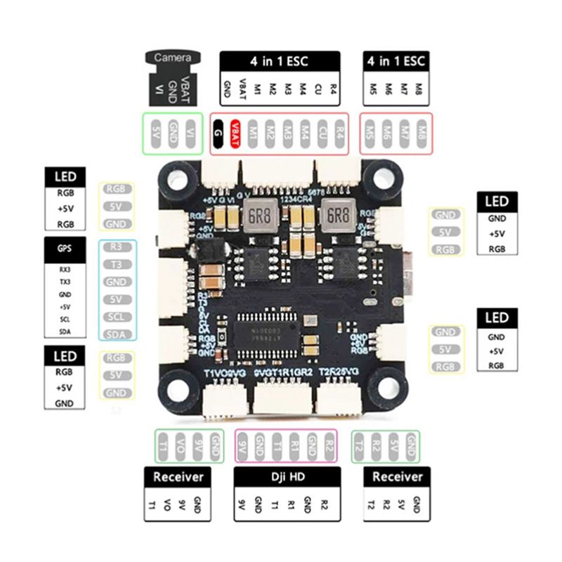 Pengontrol Penerbangan ABXE-F7 - Fpv Drone Flight Controller ulasan dan harga